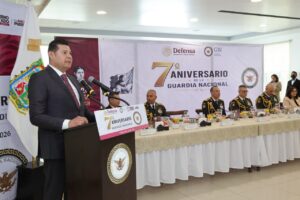 Alejandro Armenta Mier reconoció disciplina y profesionalismo de la Guardia Nacional