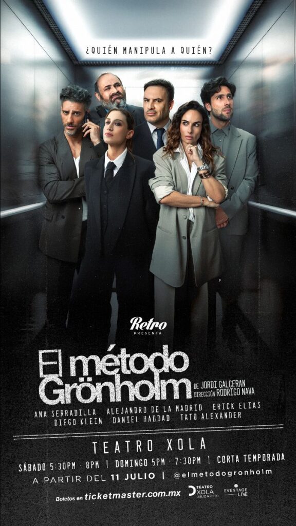 Se estrenará en México la cuarta temporada de la obra teatral el “Método Grönholm”