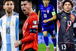 Los futbolistas que harán historia con seis Copas del Mundo