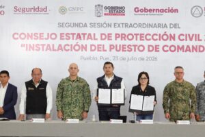 Instalan el 1er puesto de mando de Protección Civil en el estado