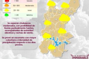 ¡Alerta: Podría caer lluvia intensa a partir de las 7 pm en Puebla capital!