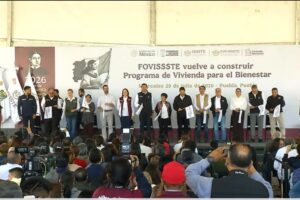 Coloca Armenta primera piedra del conjunto habitacional Fovissste “Carmen Serdán”