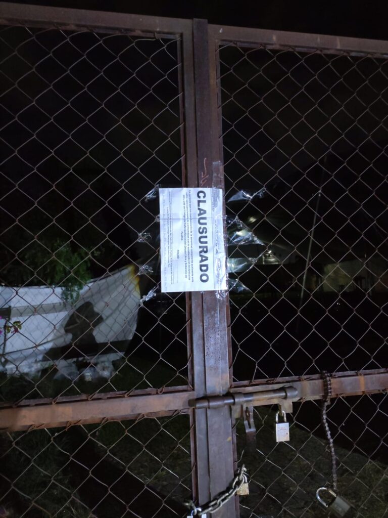 Palenque clandestino clausurado en San Pedro Cholula
