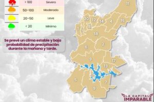 La lluvia dará un respiro a los poblanos este día