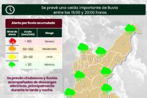 ¡Alerta! podría haber fuerte lluvia en Puebla capital este jueves: SMN