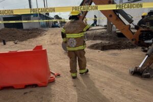 Alertan por fuga de gas natural en la colonia El Porvenir