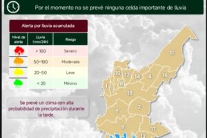 ¡A sacar las sombrillas!: Lunes con 70% de posibilidad de precipitaciones en Puebla capital