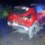 Elementos de seguridad pública municipal atienden carambola de vehículos en la carretera México-Tuxpan.