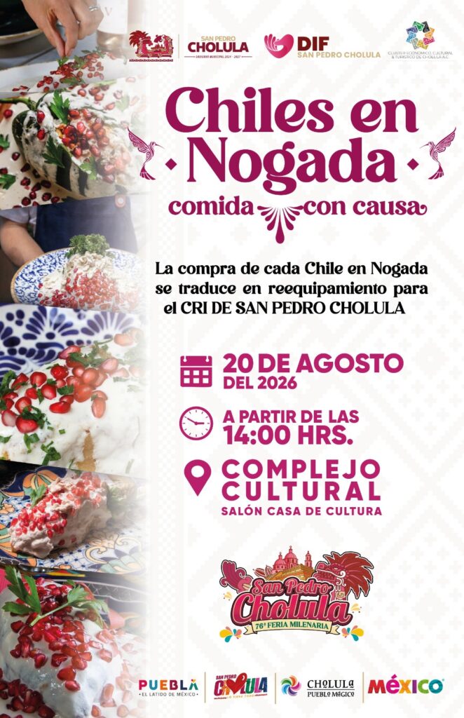 Impulsa Tonantzin Fernández comida con causa en San Pedro Cholula