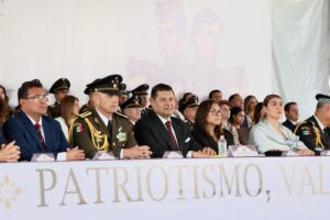 Alejandro Armenta encabezó ceremonia por el 179 aniversario de la gesta de los Niños Héroes de Chapultepec