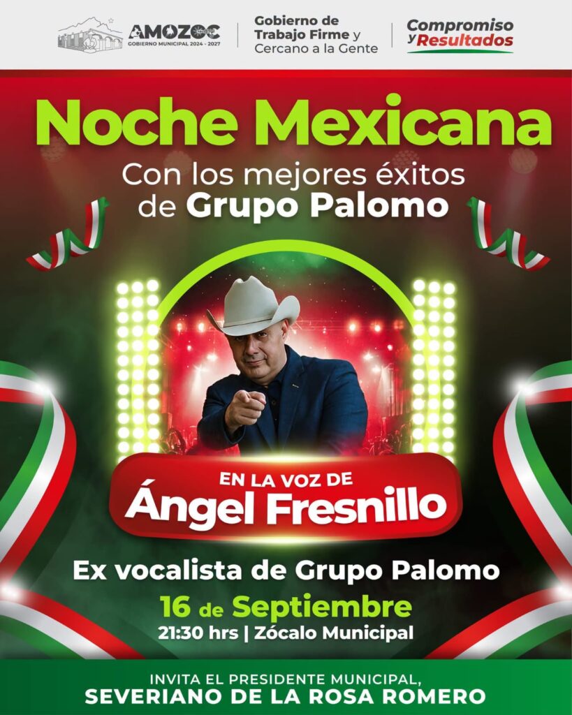 Amozoc, listo para las Fiestas Patrias con el Grito de Independencia y una gran Noche Mexicana