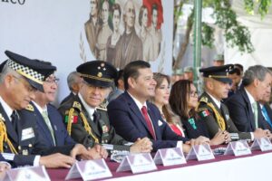 Alejandro Armenta encabezó ceremonia conmemorativa por la Independencia de México