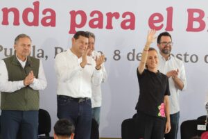 Claudia Sheinbaum ha cumplido totalmente con Puebla: Armenta