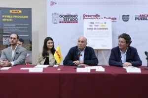 Gobierno estatal y DHL impulsan la competitividad de empresas poblanas