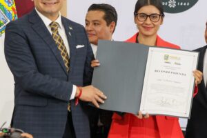 Gaby “bonita” Sánchez, pieza fundamental para convertir a Puebla en la capital de los eventos deportivos del país: Armenta