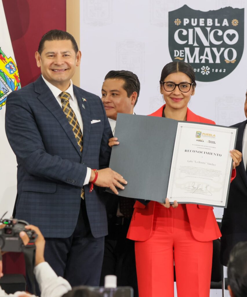 Gaby “bonita” Sánchez, pieza fundamental para convertir a Puebla en la capital de los eventos deportivos del país: Armenta