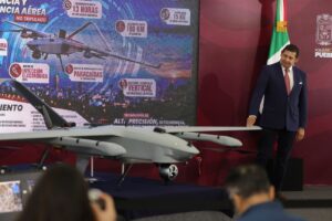 Con drones de alta tecnología, se fortalece la seguridad en Puebla: Armenta