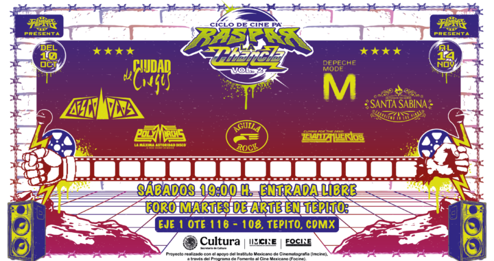 Cinema Tepito presenta “Pa’ Raspar la chancla vol. 2”: De la pantalla a la pista