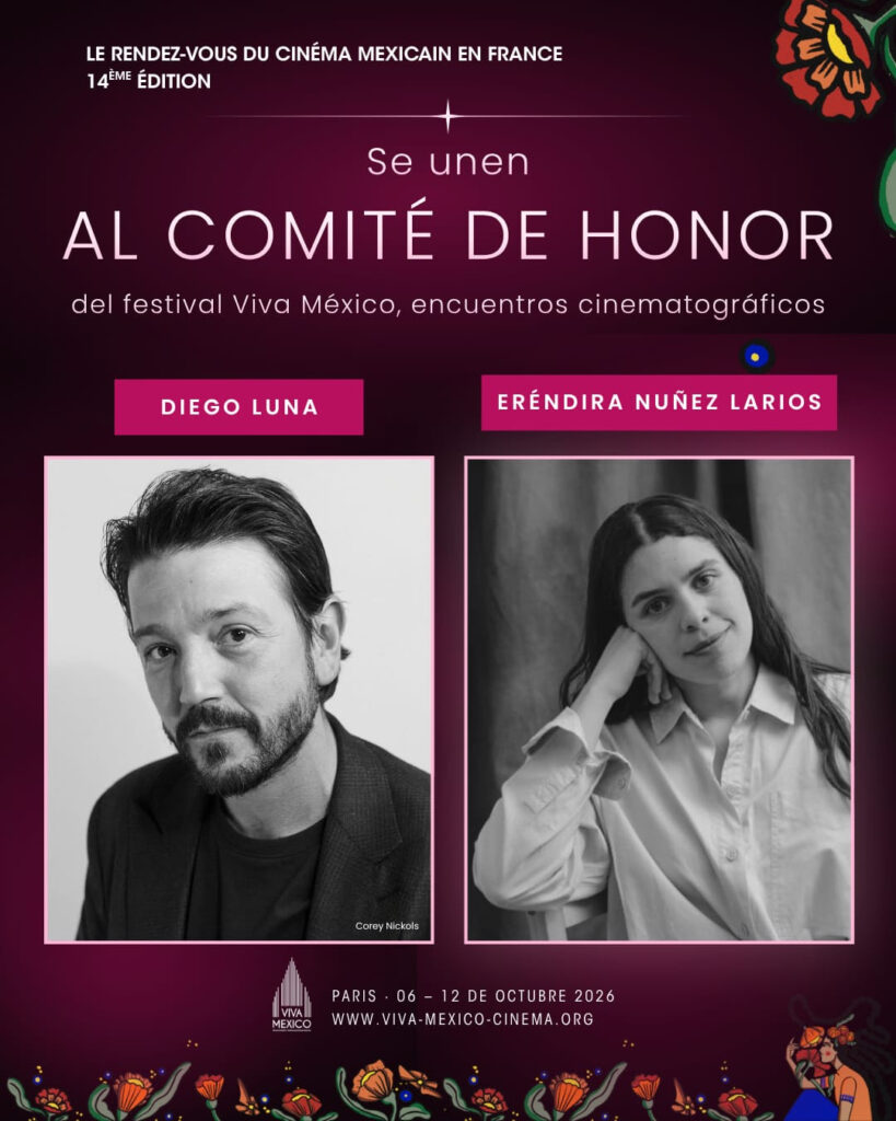 Diego Luna y Eréndira Núñez Larios se integran al Comité de Honor de VIVA MEXICO en Francia
